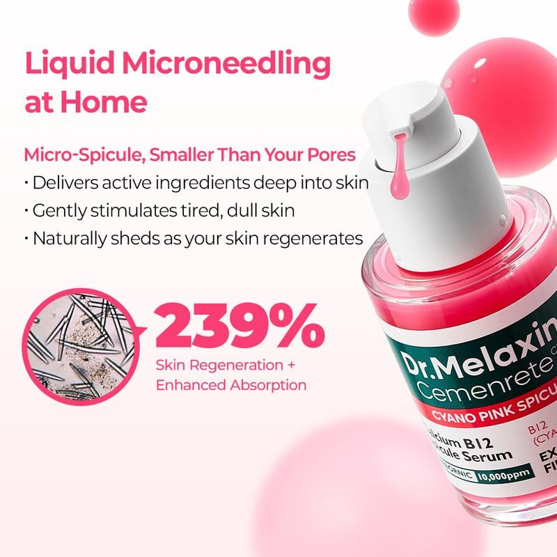 [Dr.Melaxin Official Shop]Lumi Pore & Spot Care Duo | Shrinks Pores & Fades Blemish Marks | Cyano Pink Spicule Serum + Picotonic Shot Ampoule