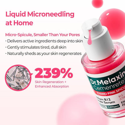[Dr.Melaxin Official Shop]Lumi Pore & Spot Care Duo | Shrinks Pores & Fades Blemish Marks | Cyano Pink Spicule Serum + Picotonic Shot Ampoule