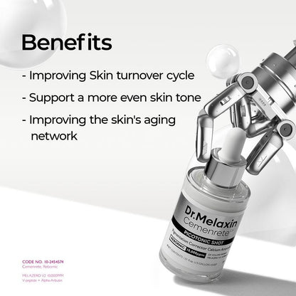 [Dr.Melaxin Official Shop]Lumi Pore & Spot Care Duo | Shrinks Pores & Fades Blemish Marks | Cyano Pink Spicule Serum + Picotonic Shot Ampoule